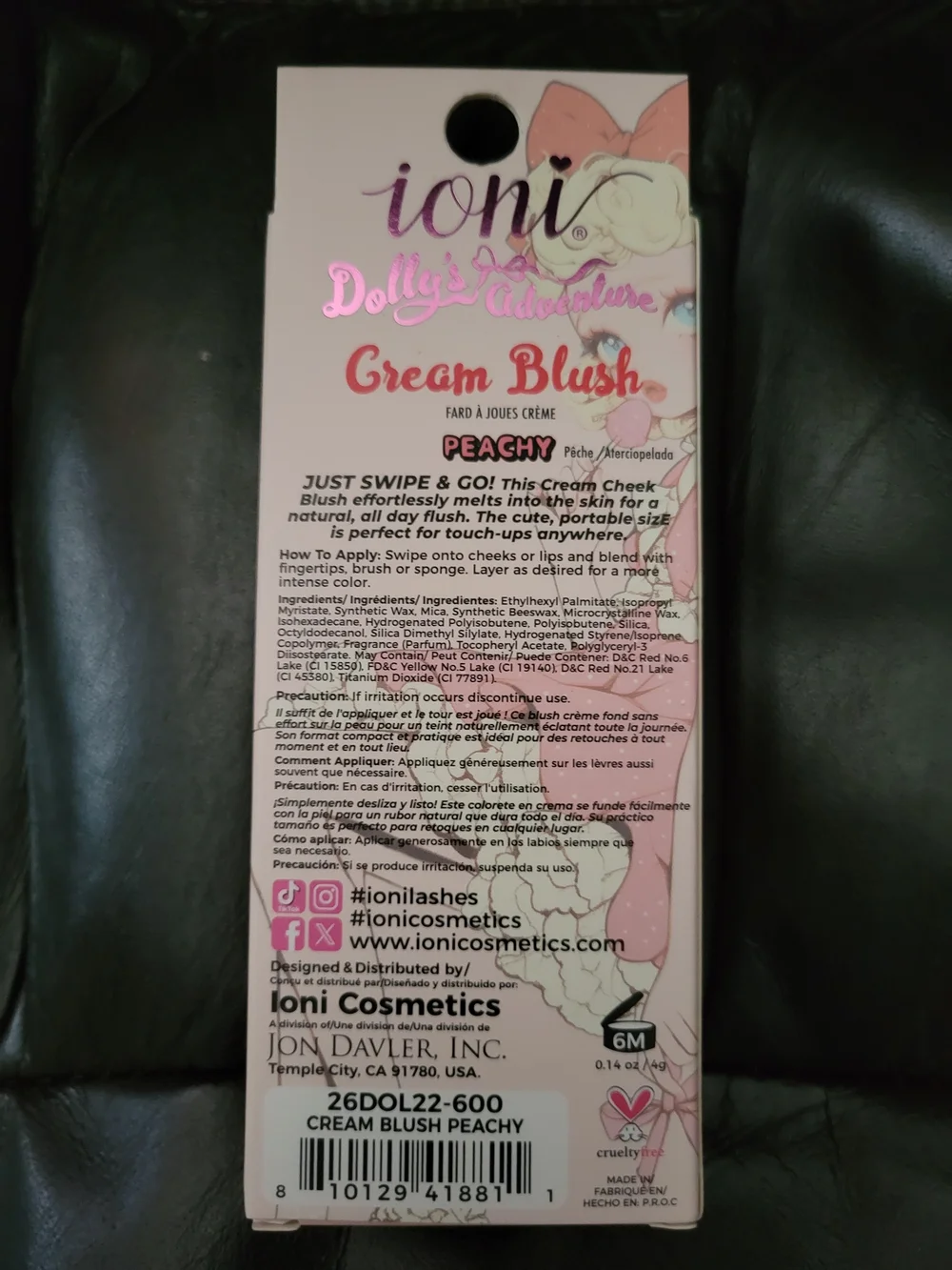 NWT Ioni Cream Blush - Peachy & Dolly Berry
